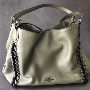 Coach leather bag, barely used, in great condition